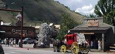 cowboy bar, antler gate + stage stop