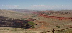 red canyon, on the way to south pass