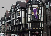 the liberty department store on oxford street in soho