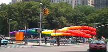 the balloons of pride on fifth avenue